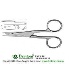 Nail Scissor Straight Stainless Steel, 9 cm - 3 1/2"